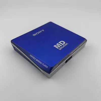 SONY MZ-E75 MD Walkman Portable Minidisc Player - Blue. Untested • £9.99