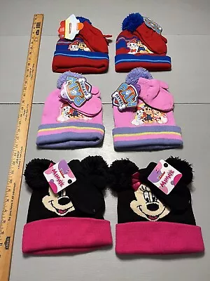 HAT AND GLOVES MITTEN SET Paw Patrol Minnie Mouse CHOICE Buy More And Save • $3