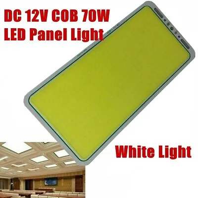 DC 12V COB LED Panel Light 70W Chip Strip FLIP Module TUBE Flood Camping White • $10.23