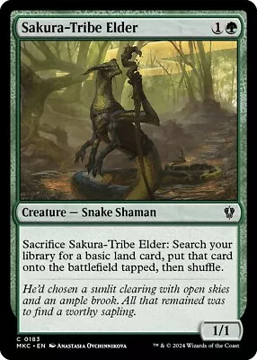 MTG Sakura-Tribe Elder [Murders At Karlov Manor Commander] • £1.99