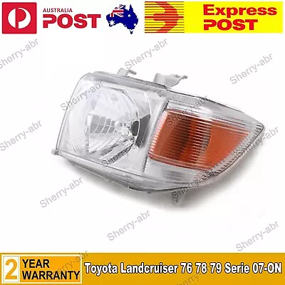 $104 • Buy LH Left Hand Headlight  For Toyota Landcruiser VDJ76 VDJ78 VDJ79 70 Series AU