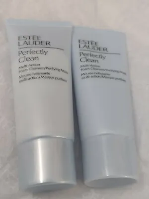 £5.85 • Buy  Estee Lauder Perfectly Clean Multi-Action Foam Cleanser/Purifying Mask 30mlx2