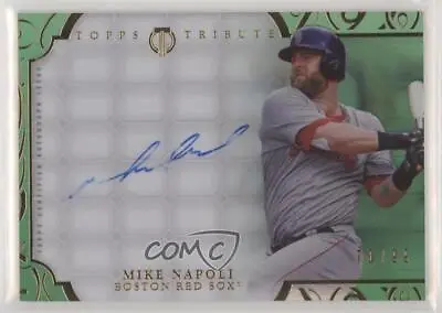 2015 Topps Tribute Auto Green /99 Mike Napoli #TA-MN Auto • $14.34