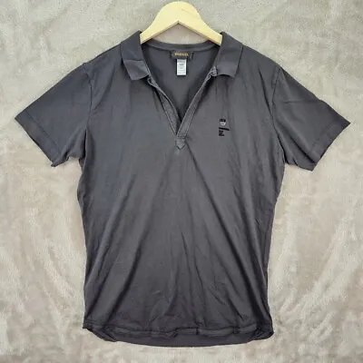 Diesel Gray T-Shirt Men's Size L Short Sleeve Polo Shirt • $12.88