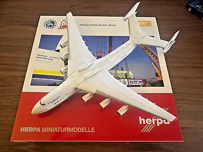 Herpa 1/400 An-225 Mriya Airplane UR-82060 Antonov Airlines Missing Front Gear • $59.95