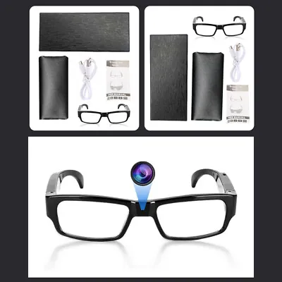 Mini Camera Glasses Ture 1080P Sports Eyeglass Cam Video Eyewear DVR Recorder US • $36.75