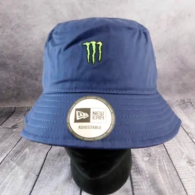 Bucket Hat Monster Energy New Era Athlete Only New! 100% Authentic - Blue • $28