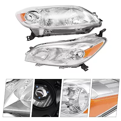 $128.25 • Buy Headlights For 2009-2012 2013 2014 Toyota Matrix Wagon Left+Right Headlamp Pair
