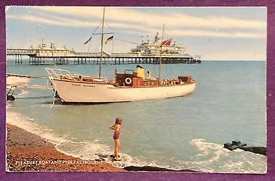 England Pleasure Boat And Pier Eastbourne - Posted 1968 • £2.69