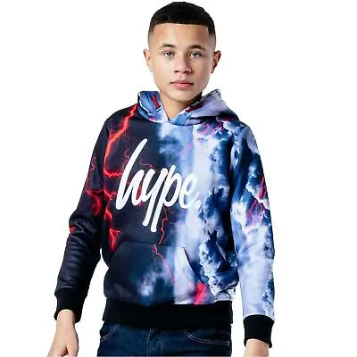£28 • Buy Hype Kids Boys Pullover Hoodie OTH Hoody Hooded Top Sweater Jumper Long Sleeve