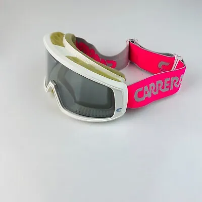 Vintage Carrera Ski Goggles Pink Made In Austria • $80