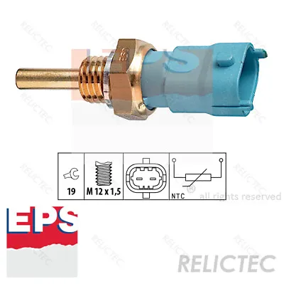 Water Coolant Temperature Sensor For Opel Vauxhall Saab Iveco Fiat Alfa Romeo • £12.98