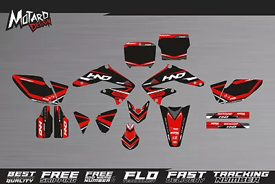 Graphics Kit For Honda CRF 450 R 2002 2003 2004 Decals Stickers By Motard Design • $161.73