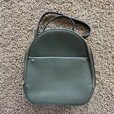 A New Day Target Olive Green Mini Faux Leather Backpack Bag NWOT • $9.97