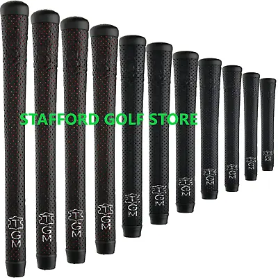 NEW THE GRIP MASTER Perforated Leather Golf Grips STANDARD/MIDSIZE Authentic • $305