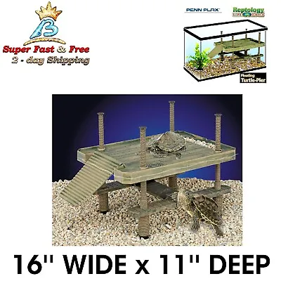 Turtle Pier Water Basking Platform House For Terrariums Reptile Aquarium Tanks • $50.10