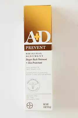 A+D Original Ointment Diaper Rash & Skin Protectant Ointment 4 Oz Tube Exp. 2026 • $10.99