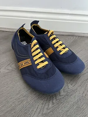 £34.99 • Buy The Art Company Kioto Mens Blue Yellow Nylon/Suede Trainers Shoes Size UK 7 NEW
