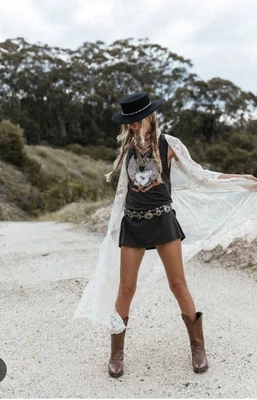 $60 • Buy Spell Dancing Outlaw T-Shirt Dress XS