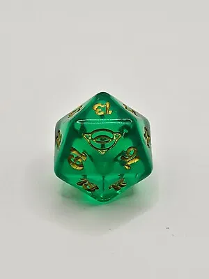 MTG - D20 Spindown Dice Translucent Green | Lord Of The Rings Prerelease | Syd • $18.70