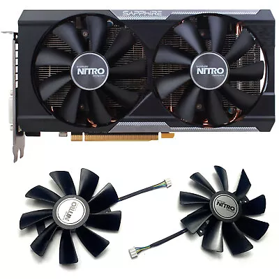 For SAPPHIRE R9 380 4G Graphics Card Cooling Fan Super Platinum Edition Fan • $18.91