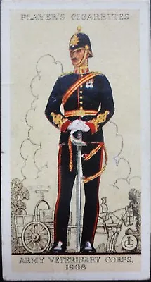 No.25 ARMY VETERINARY CORPS - UNIFORMS OF THE TERRITORIAL ARMY - Player 1939 • £1.50