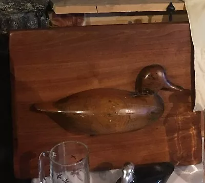 Wooden Wood 3D Duck Metal Hangers Décor Three-dimensional 3D Waterfowl Mallard • $50