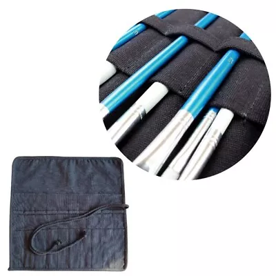  20 Slots Paint Brush Case Pencil Pouch Artist Holder Hemming • £10.85