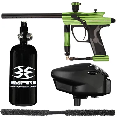 New Spyder Fenix Core Essential Paintball Gun Package Kit - Lime • $267.84