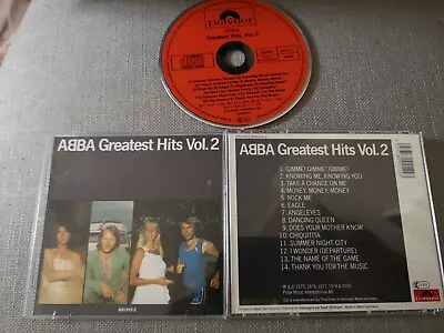 ABBA Greatest Hits Vol. 2 RARE 1st Red Face Polydor West Germany CD Matrix 01 • £69.99