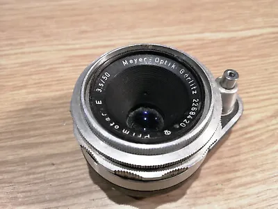 [34D] Primotar E 3.5/50 Lens Meyer Optik Gorlitz • £45