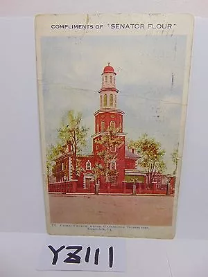 $14.99 • Buy Posted Postcard Stamp 1907 Senator Flour Alexandria Va. Washington-christ Church