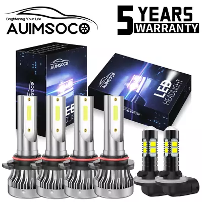 For Chevrolet S10 2000-2004 6x LED Headlights High/Low Beam + Fog Lights Bulbs • $36.99