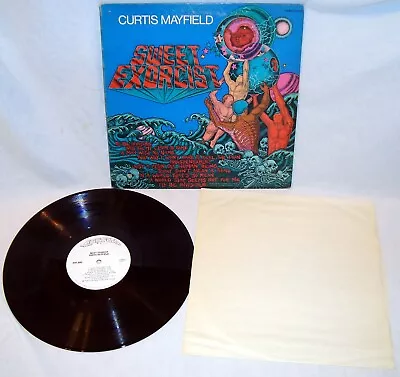 Vintage Vinyl LP Curtis Mayfield Sweet Exorcist Record Album CRS 8601 Curtom '74 • $9.99
