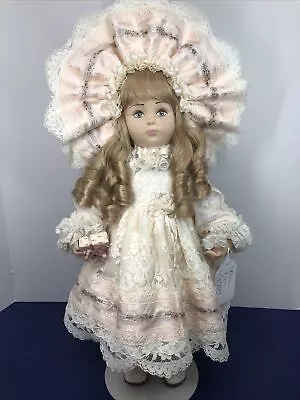 22” Vlasta Original Cloth Hand Painted Sculpted Doll “Rebecca” Victorian Girl SA • $120