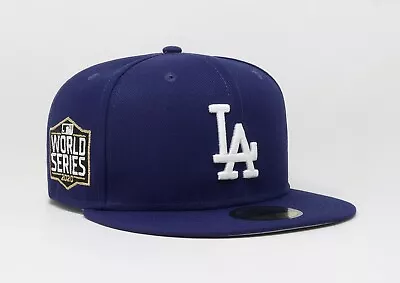 New Era 59Fifty Men Women Cap Los Angeles Dodgers World Series 2020 Fitted Hat • $45