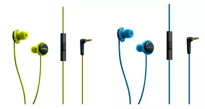 Sol Republic Relays Sport In-Ear Headphones Earphones Mic Control Lemon Or Blue • $19.99