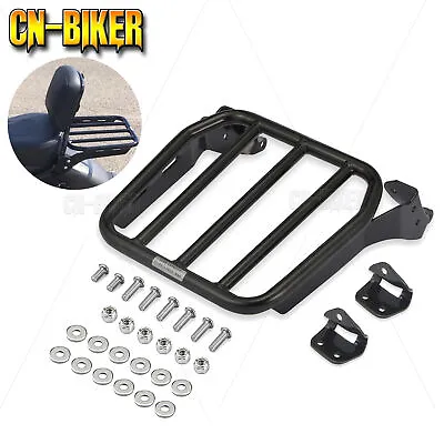Sport Luggage Rack For Harley Softail Slim Standard Deluxe Heritage Classic 18+ • $98.99