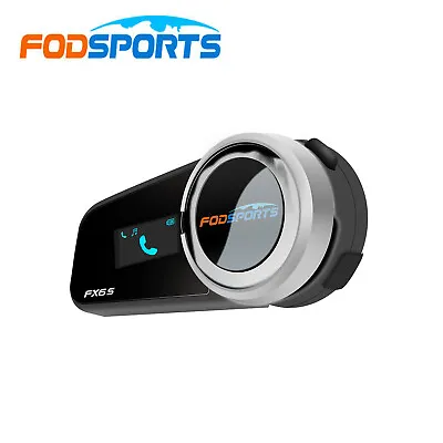 FX6S Motorcycle Intercom 6 Riders Bluetooth Helmet Headset 1000M Communication • $70.99