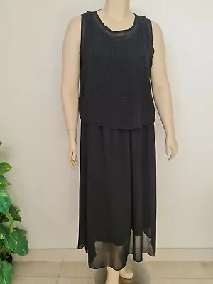 $14.99 • Buy Autograph Ladies Beaded Glam Maxi Dress Sizes 14 16 18 Colour Black