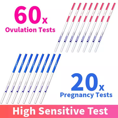 Early Pregnancy^ And Ovulation Test Urine Strips LH HCG Super HPT OPK Test • $14.82