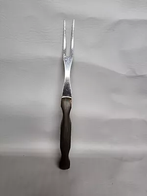 Cutco 1026 Turning Meat Fork 5.25” Blade Brown Orange Swirl Handle • $11.86