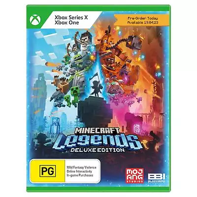 Minecraft Legends Deluxe Edition XBOX Series X XBOX ONE GAME BRAND NEW FREE POST • $89.64