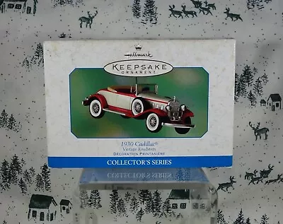 2001 Hallmark Christmas Ornaments 1930 Cadillac #4 Vintage Roadster • $13.95