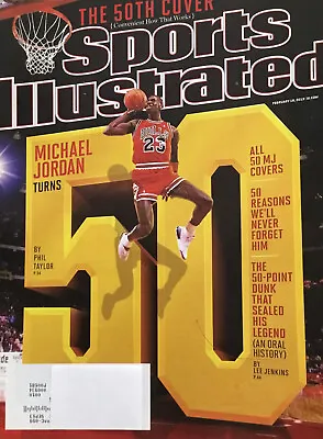 Sports Illustrated February 18 2013 MICHAEL JORDAN Turns 50 - All 50 MJ Covers • $6.99