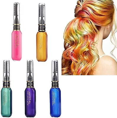 6PCSHair ChalkTemporary Hair Colour Spray Hair MascaraColoured Hairspray For  • £9.43