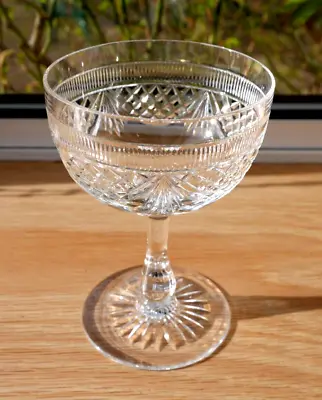 E&L  Edinburgh Crystal Champagne Glass Pattern ED184 12cm High • £12