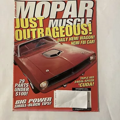 Mopar Muscle Magazine September 2000 • $10