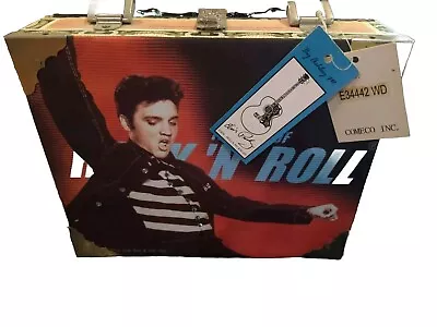 New Elvis Presley Fabric Coated Wooden Cigar Box Purse With Handle By Ashley M. • $15