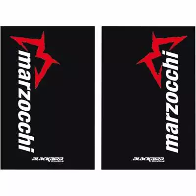 BlackBird Motocross MX Black Suspension Fork Stickers - Marzocchi - 2 Pack • $24.68